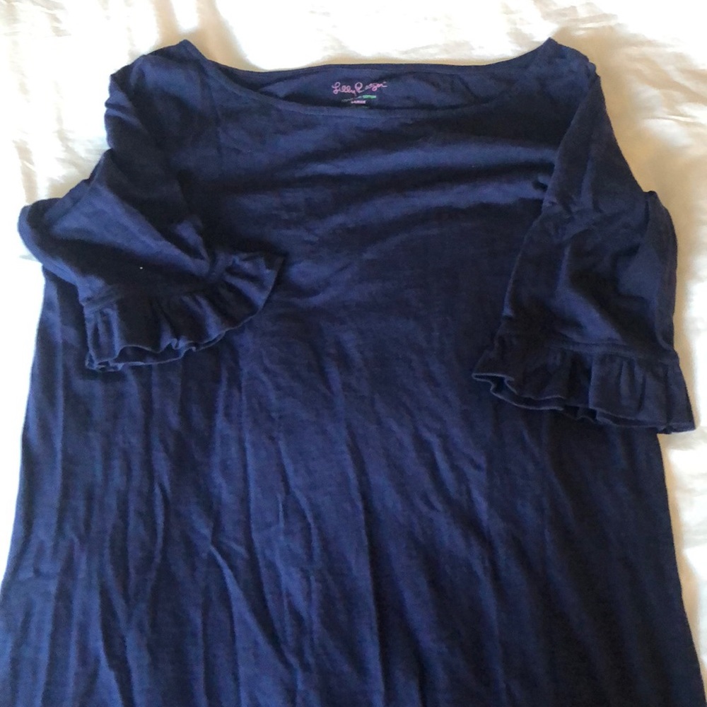 Lilly Pulitzer 3/4 Ruffle Sleeve Dress